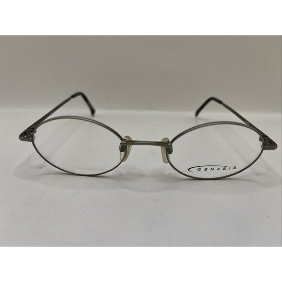 Genesis Eyeglasses G-4022 4620 Pewter Designer Demo Lens Silver 46-20-130 main image 4